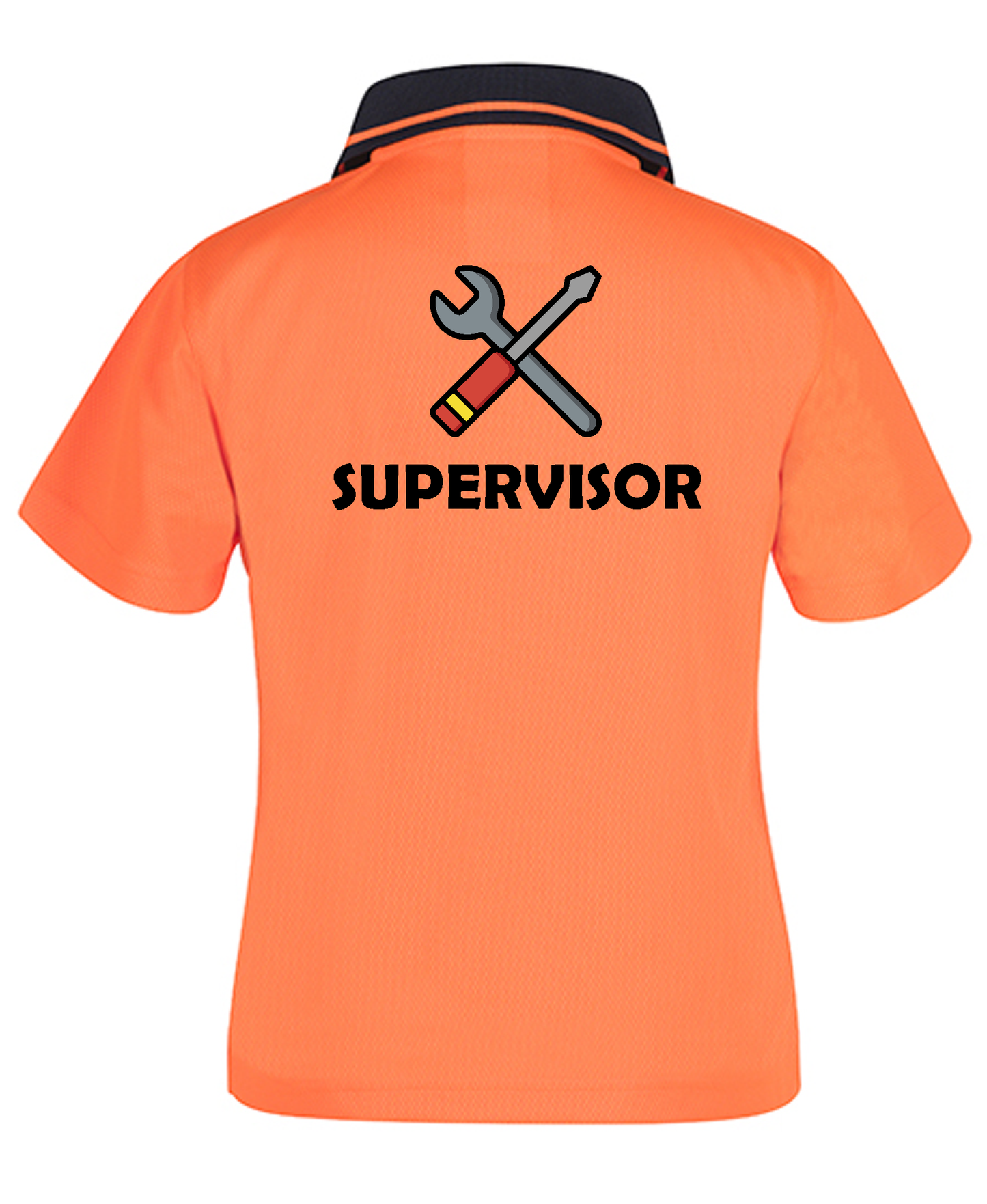 Kids Hi-Vis Workwear Personalised "Supervisor" Shirt