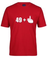 Load image into Gallery viewer, Funny Birthday Celebration 49+1 T-Shirt. 50th Birthday
