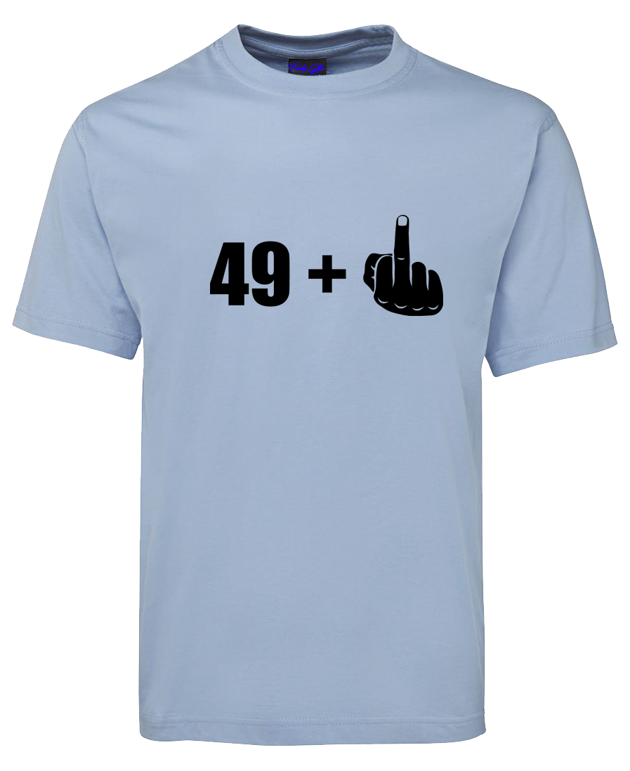 Funny Birthday Celebration 49+1 T-Shirt. 50th Birthday