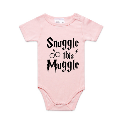 Snuggle this Muggle Novelty Baby Romper