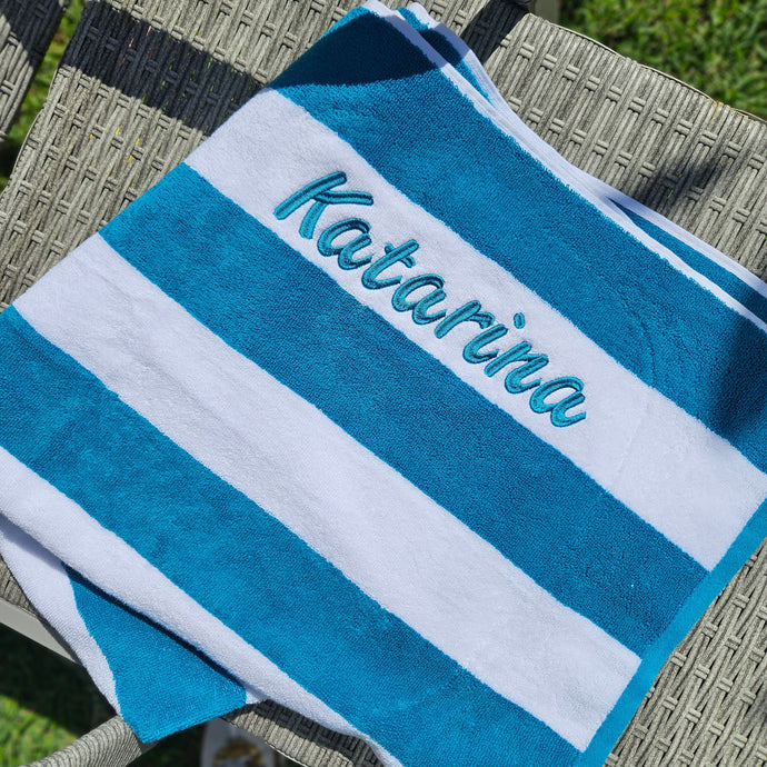 Personalised Beach Towels Custom Embroidered Funky Gifts Australia